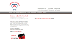 Desktop Screenshot of cookforamerica.com